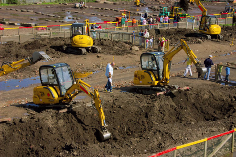 AN3JX6 Diggerland Langley Park County Durham UK